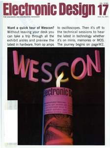 ELECTRONIC DESIGN V19 N17 19710816