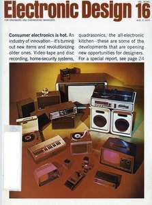 ELECTRONIC DESIGN V20 N16 19720803