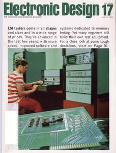 ELECTRONIC DESIGN V20 N17 19720817