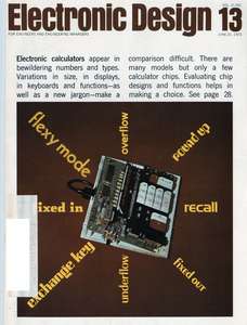 ELECTRONIC DESIGN V21 N13 19730621