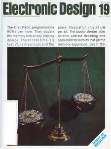 ELECTRONIC DESIGN V21 N19 19730913