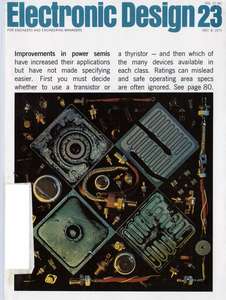 ELECTRONIC DESIGN V21 N23 19731108