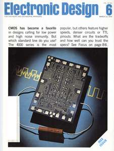 ELECTRONIC DESIGN V22 N06 19740315