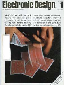 ELECTRONIC DESIGN V23 N01 19750104