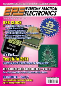 EVERYDAY PRACTICAL ELECTRONICS 2010-11