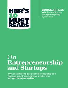 10 MUST READS ON ENTREPRENEURSHIP - HARVARD BUSINESS REVIEW