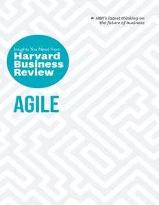 AGILE - HARVARD BUSINESS REVIEW