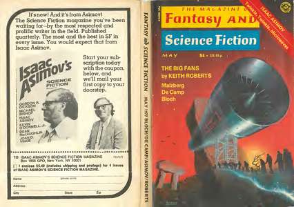 FANTASY  SCIENCE FICTION V052N05 1977-05