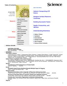 SCIENCE 5722 2005-04-29