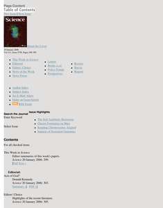 SCIENCE 5759 2006-01-20